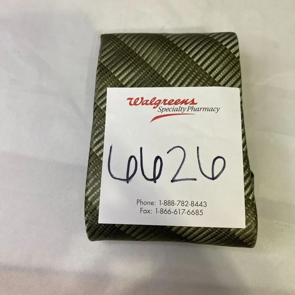 #6626 Zylos George Machade Green Striped Mens Necktie, Tie